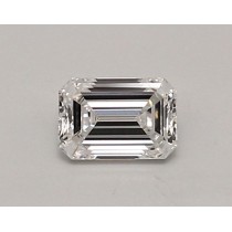 Lab Created 0.54 Carat D-VVS1 Emerald Cut Diamond