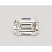 Lab Created 0.49 Carat E-VVS2 Emerald Cut Diamond