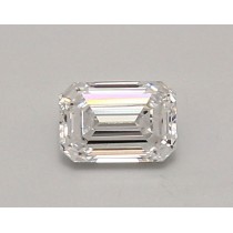 Lab Created 0.53 Carat D-VS2 Emerald Cut Diamond Lab Created 0.53 Carat D-VS2 Emerald Cut Diamond