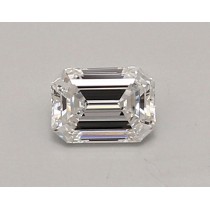 Lab Created 0.53 Carat D-VVS1 Emerald Cut Diamond Lab Created 0.53 Carat D-VVS1 Emerald Cut Diamond