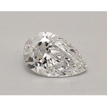 Lab Created 0.50 Carat D-VVS1 Pear Shaped Diamond
