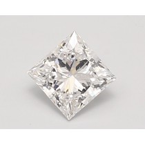 Lab Created 0.97 Carat D-VS1 Princess Cut Diamond