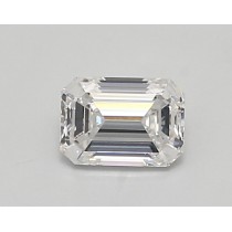 Lab Created 0.74 Carat D-VVS2 Emerald Cut Diamond