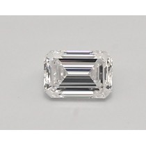 Lab Created 0.49 Carat D-VVS2 Emerald Cut Diamond