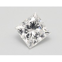 Lab Created 0.73 Carat D-VVS1 Princess Cut Diamond