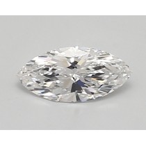 Lab Created 0.61 Carat D-VS1 Marquise Cut Diamond