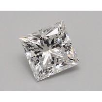 Lab Created 0.88 Carat D-VVS2 Princess Cut Diamond