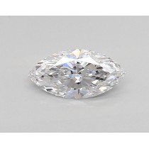 Lab Created 0.56 Carat D-VVS2 Marquise Cut Diamond