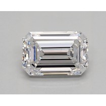 Lab Created 0.96 Carat D-VS1 Emerald Cut Diamond