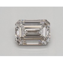 Lab Created 0.77 Carat G-VS2 Emerald Cut Diamond