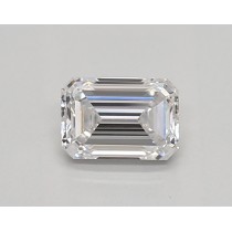 Lab Created 0.55 Carat D-VVS2 Emerald Cut Diamond