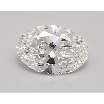 Lab Created 0.98 Carat D-VVS2 Oval Diamond