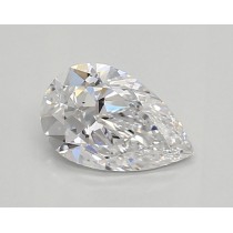 Lab Created 0.60 Carat E-VS2 Pear Shaped Diamond