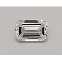 Lab Created 0.54 Carat E-VVS1 Emerald Cut Diamond