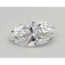 Lab Created 0.54 Carat D-VVS2 Marquise Cut Diamond