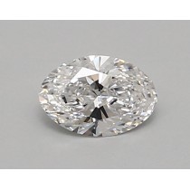 Lab Created 0.58 Carat D-VVS1 Oval Diamond