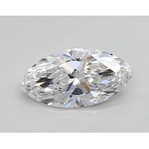 Lab Created 0.55 Carat D-VS1 Marquise Cut Diamond
