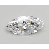 Lab Created 0.56 Carat D-VS1 Marquise Cut Diamond