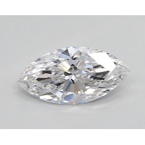 Lab Created 0.54 Carat D-VS2 Marquise Cut Diamond
