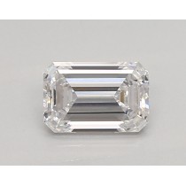 Lab Created 0.73 Carat D-VVS1 Emerald Cut Diamond