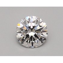 Lab Created 0.65 Carat D-VS1 Round Diamond