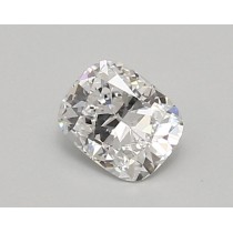 Lab Created 0.59 Carat D-VS1 Cushion Cut Diamond