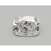 Lab Created 0.59 Carat D-VS1 Cushion Cut Diamond
