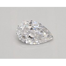 Lab Created 0.37 Carat D-VVS1 Pear Shaped Diamond