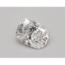 Lab Created 0.54 Carat D-VVS1 Cushion Cut Diamond