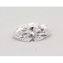 Lab Created 0.32 Carat D-VS2 Marquise Cut Diamond