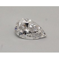 Lab Created 0.37 Carat D-VS1 Pear Shaped Diamond