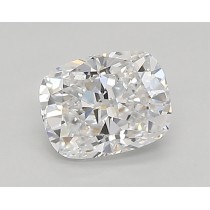 Lab Created 0.54 Carat D-VS1 Cushion Cut Diamond