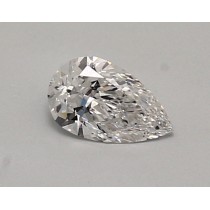 Lab Created 0.50 Carat D-VVS2 Pear Shaped Diamond