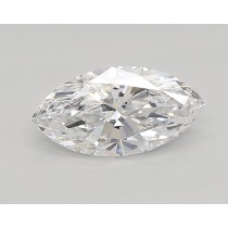 Lab Created 0.53 Carat D-VS2 Marquise Cut Diamond