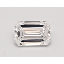 Lab Created 0.81 Carat D-VVS2 Emerald Cut Diamond
