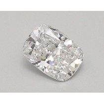 Lab Created 0.67 Carat D-VS1 Cushion Cut Diamond