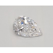 Lab Created 0.54 Carat D-VS1 Pear Shaped Diamond