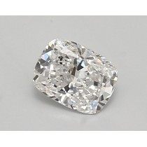 Lab Created 0.50 Carat D-VVS1 Cushion Cut Diamond