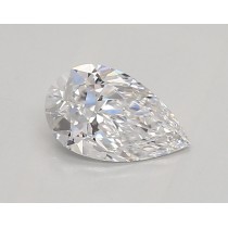 Lab Created 0.73 Carat D-VS1 Pear Shaped Diamond