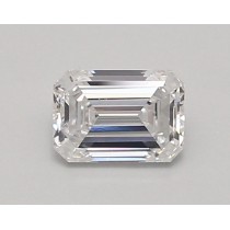 Lab Created 0.80 Carat D-VS1 Emerald Cut Diamond