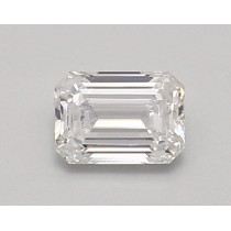 Lab Created 0.73 Carat D-VVS1 Emerald Cut Diamond