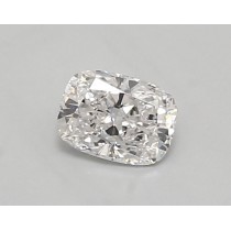 Lab Created 0.53 Carat D-IF Cushion Cut Diamond
