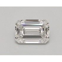 Lab Created 0.71 Carat E-IF Emerald Cut Diamond