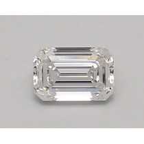 Lab Created 0.67 Carat D-VVS1 Emerald Cut Diamond