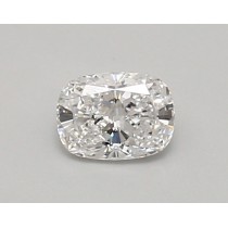 Lab Created 0.50 Carat D-VVS1 Cushion Cut Diamond
