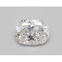 Lab Created 0.61 Carat D-VS1 Cushion Cut Diamond