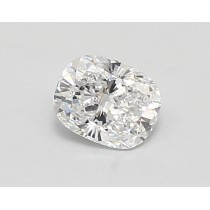 Lab Created 0.56 Carat D-VS1 Cushion Cut Diamond