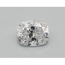 Lab Created 0.55 Carat D-VS1 Cushion Cut Diamond