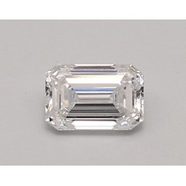 Lab Created 0.60 Carat D-VVS1 Emerald Cut Diamond