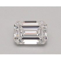 Lab Created 0.70 Carat D-VVS2 Emerald Cut Diamond